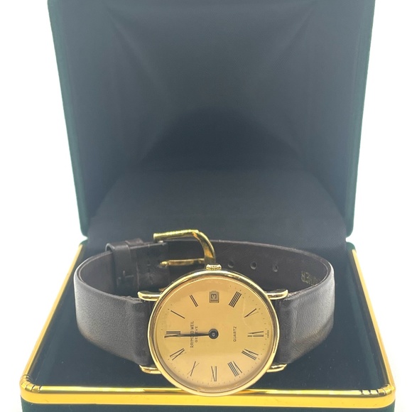 Beautiful 18K Plated Yellow Gold Raymond Weil - Picture 4 of 5